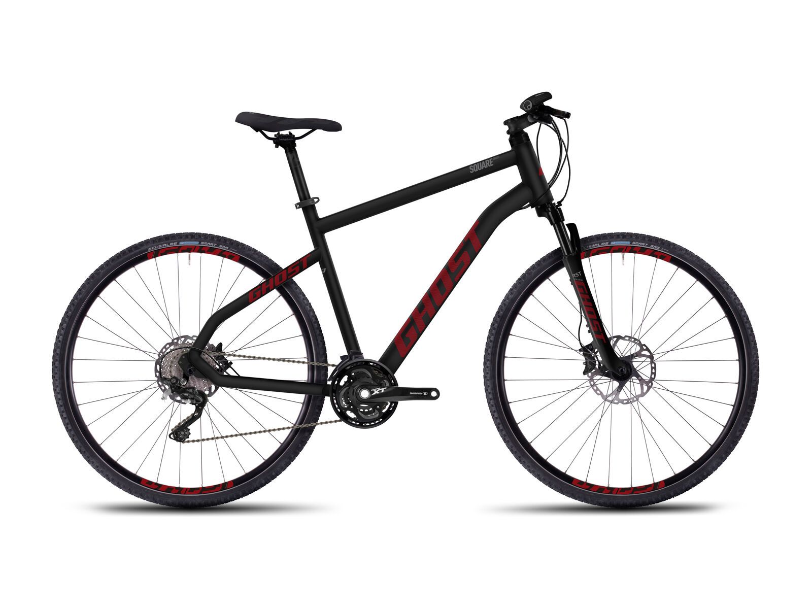 Ghost Square Cross 7, black/red - Bild 1