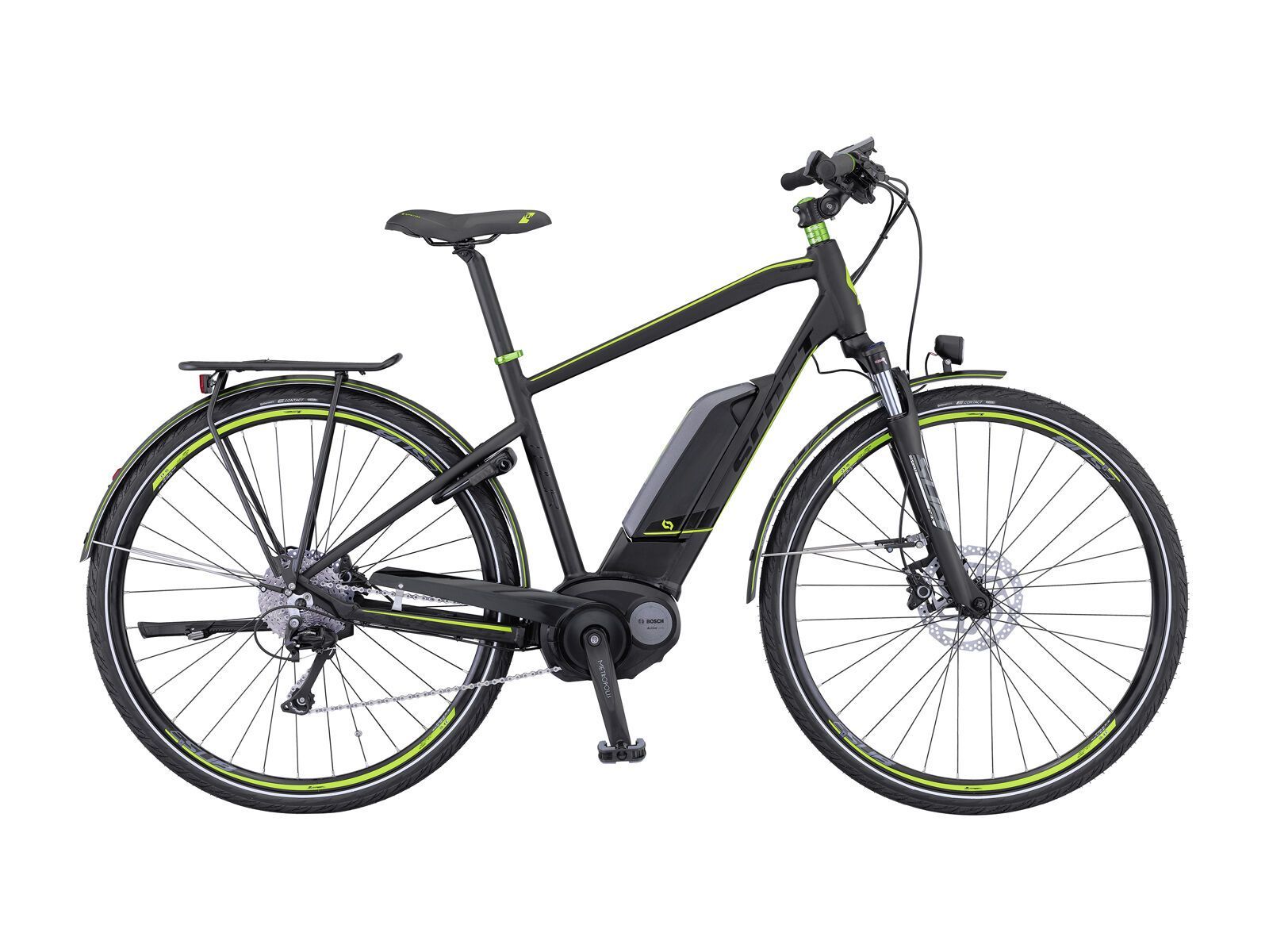 Scott E-Sub Tour Men, black/lime - Bild 1