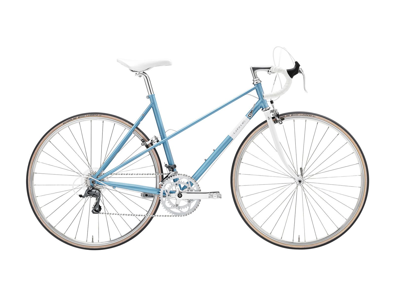 Creme Cycles Echo Mixte Solo, sky blue - Bild 1
