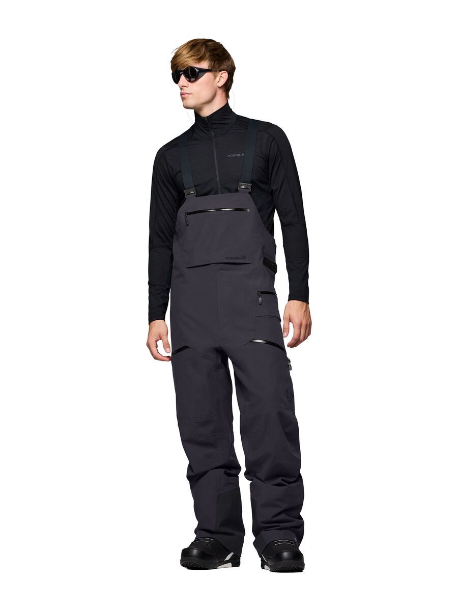 Norrona tamok dri3 Bibs M's, caviar black - Bild 4