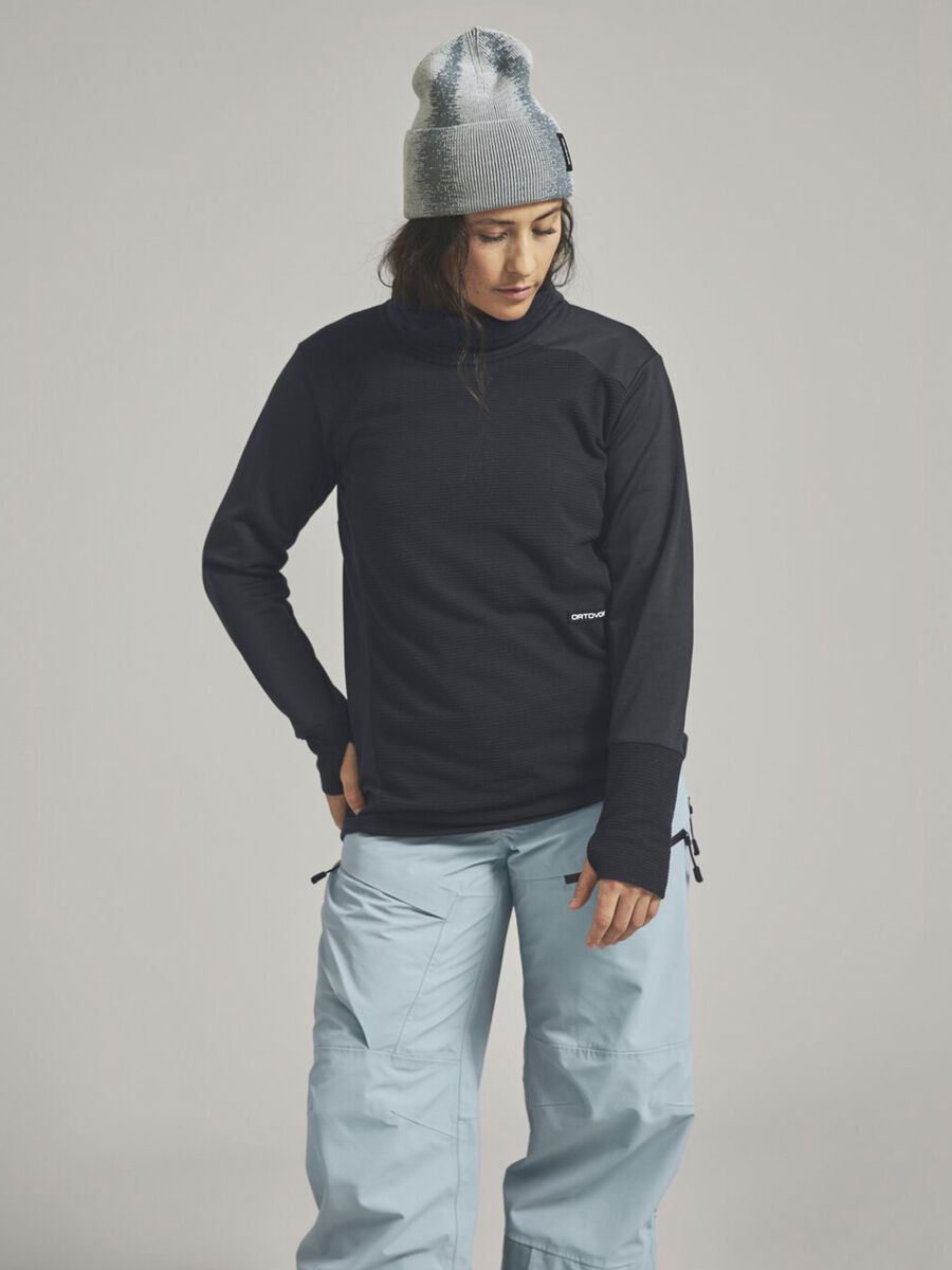 Ortovox Fleece Cord Longsleeve W, black raven - Bild 4