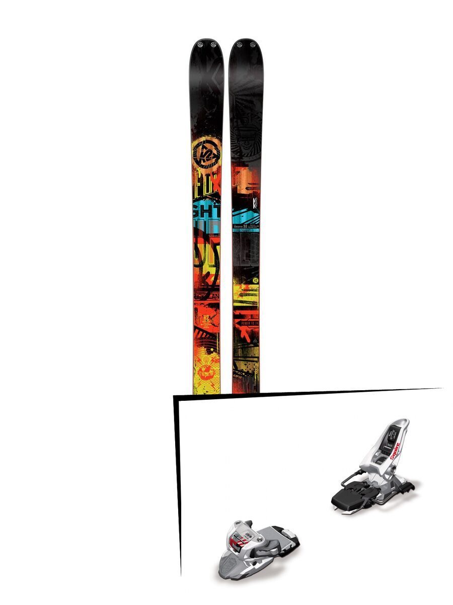 K2 SKI Set: Shreditor 92 2015 + Marker Squire 11 - Bild 1