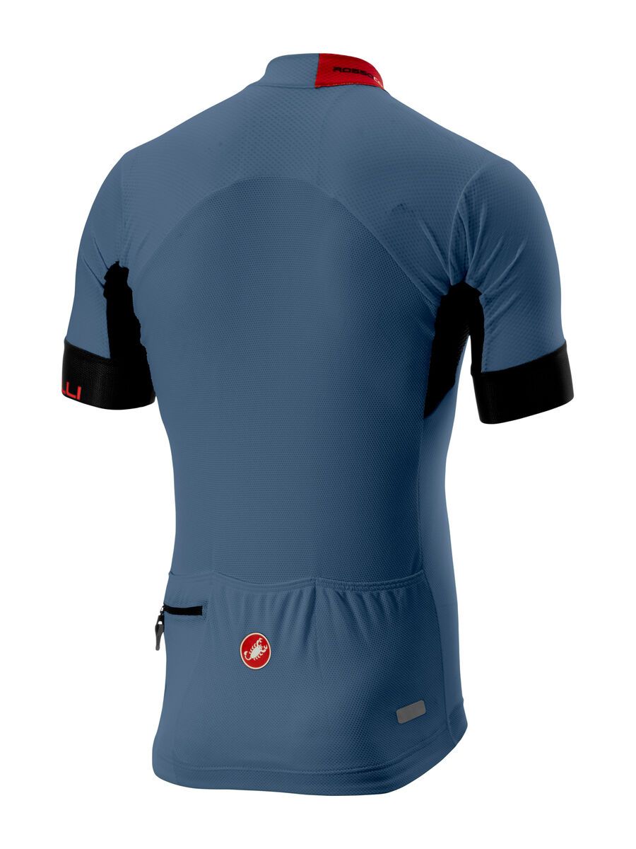 Castelli Aero Race 4.1 Solid Jersey FZ, light steel/blue - Bild 2