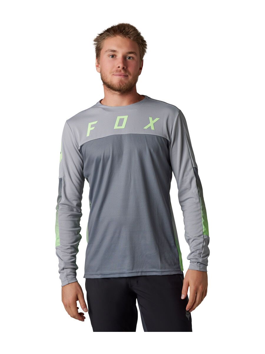 Fox Defend LS Jersey CEKT, light grey - Bild 2