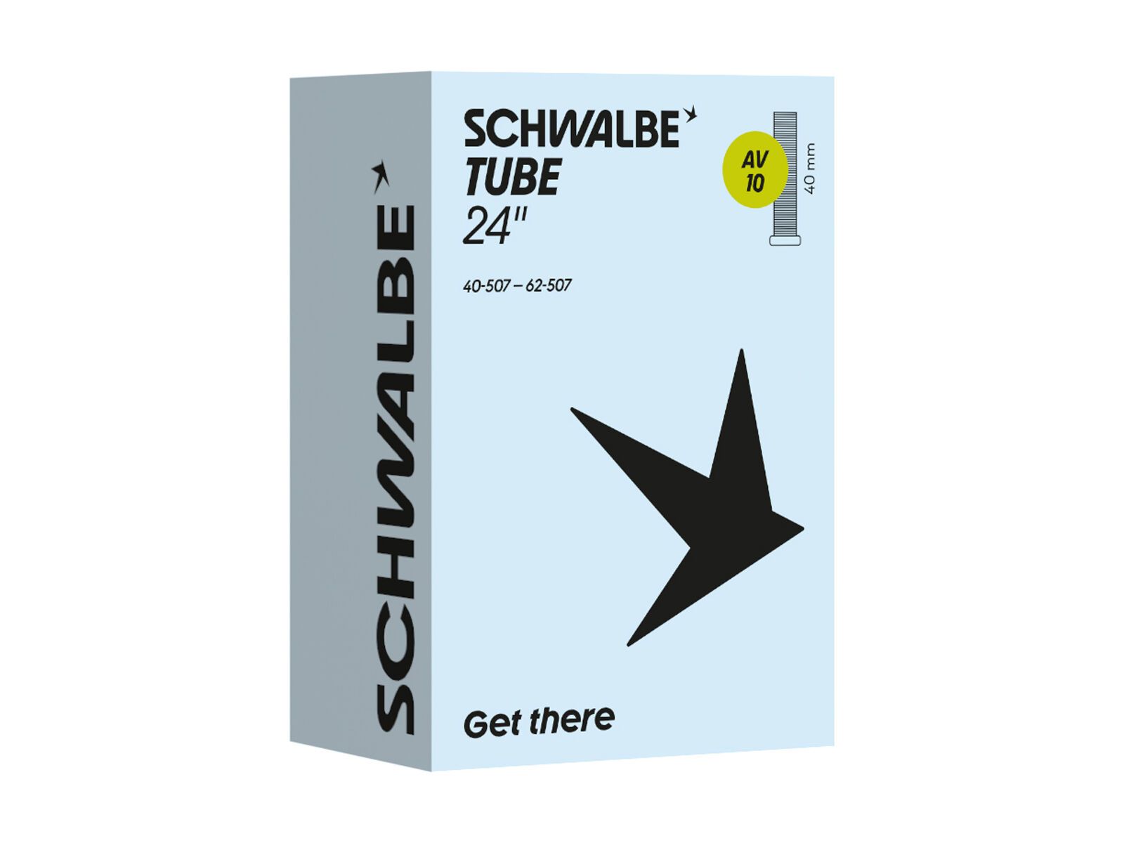 Schwalbe Schlauch AV 10 24 Zoll / 40/62-507 - Bild 1