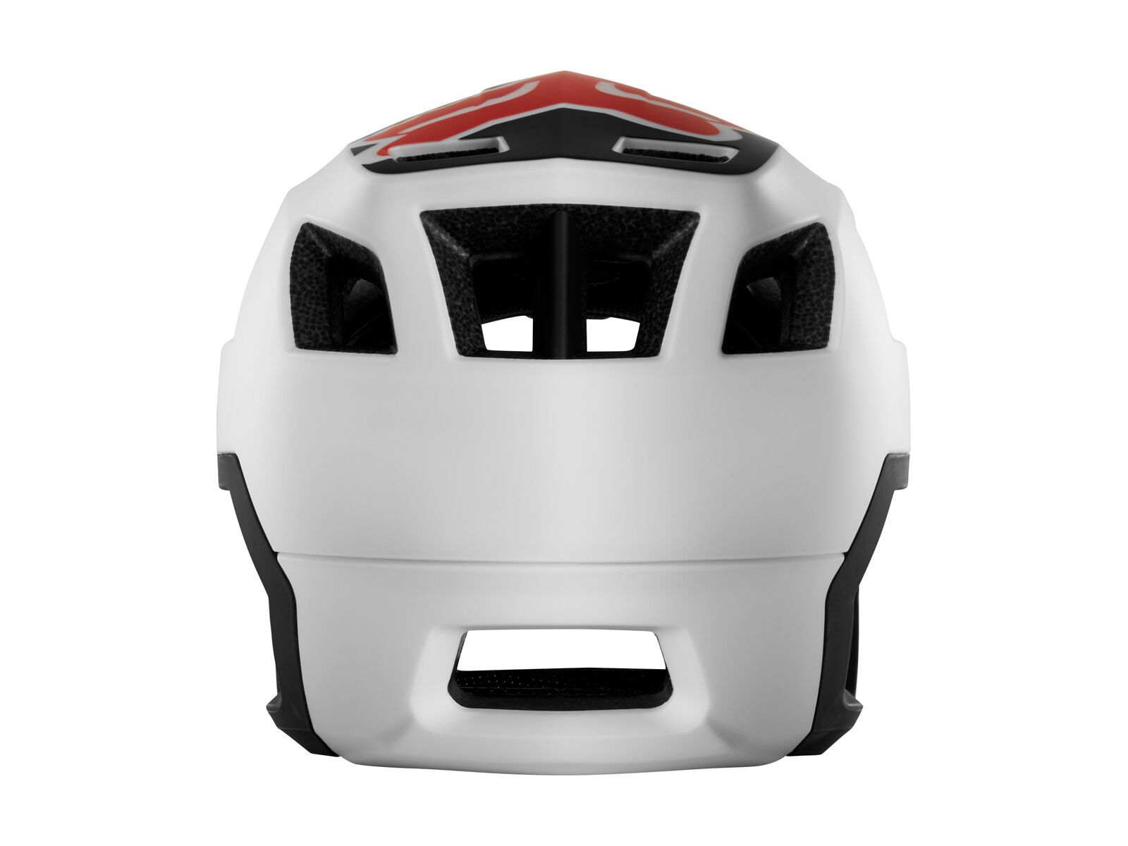 Fox Dropframe Helmet, white/black - Bild 5