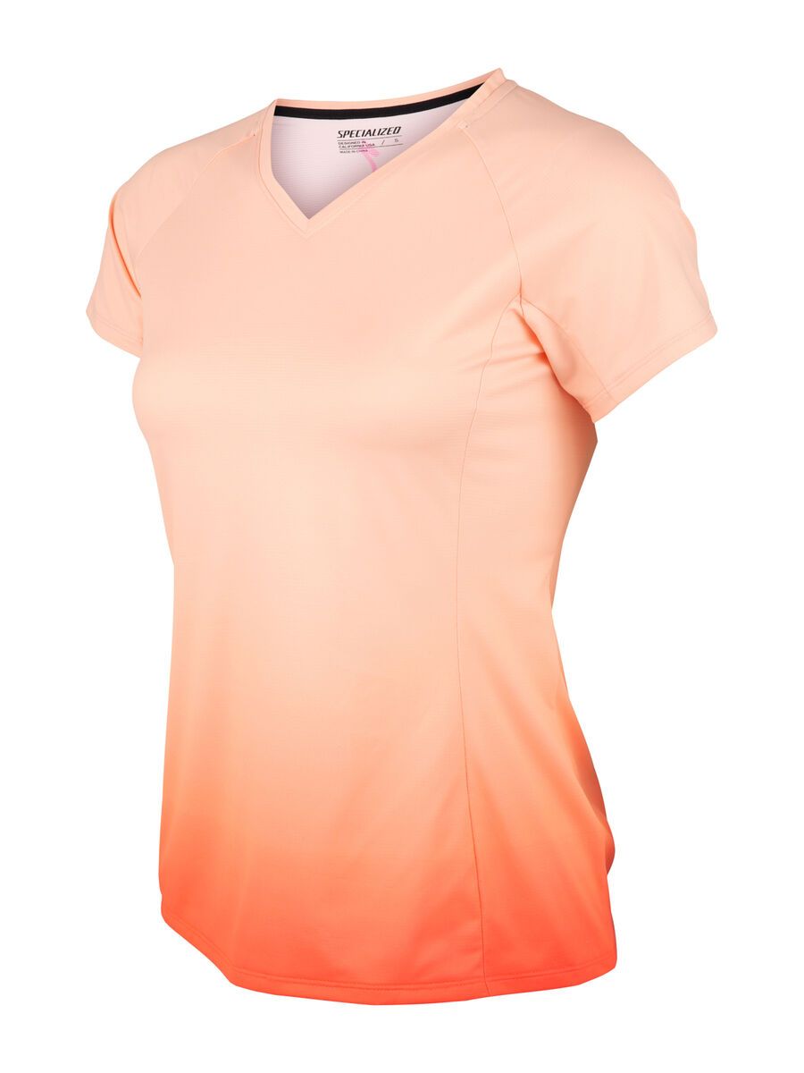 Specialized Women's Andorra Air Shortsleeve Jersey, ice lava/acid lava fade - Bild 1