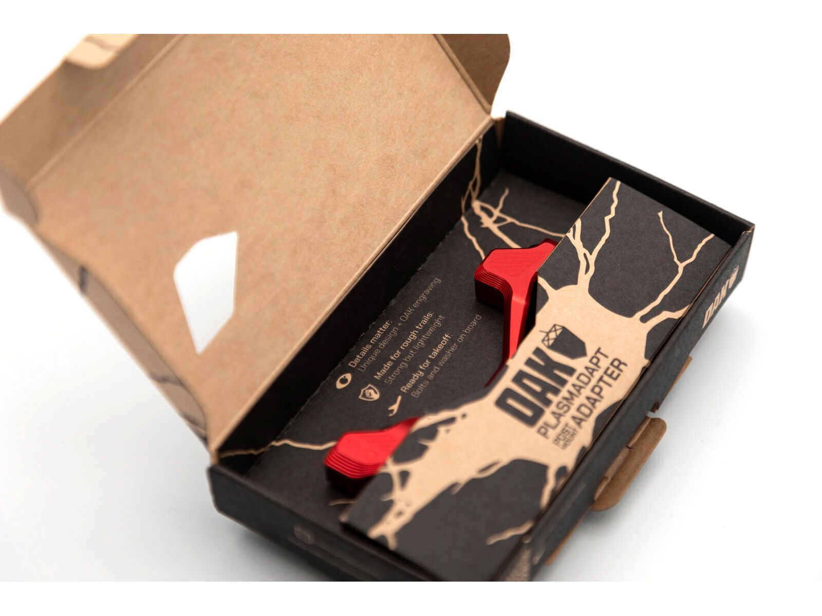 OAK Components Plasmadapt Bremsadapter PM +40/43 mm, red - Bild 10