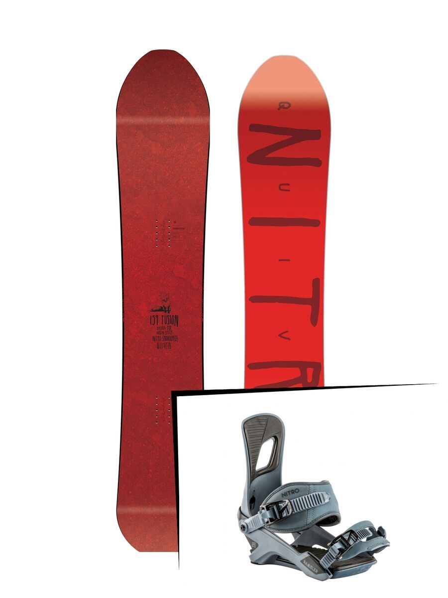 Set: Nitro Quiver Fusion 2019 + Nitro Rambler blue steel - Bild 1