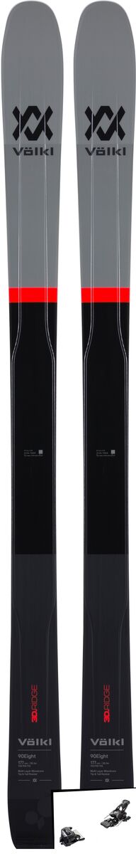 Set: Völkl 90Eight 2019 + Tyrolia Attack² 13 GW solid black - Bild 1