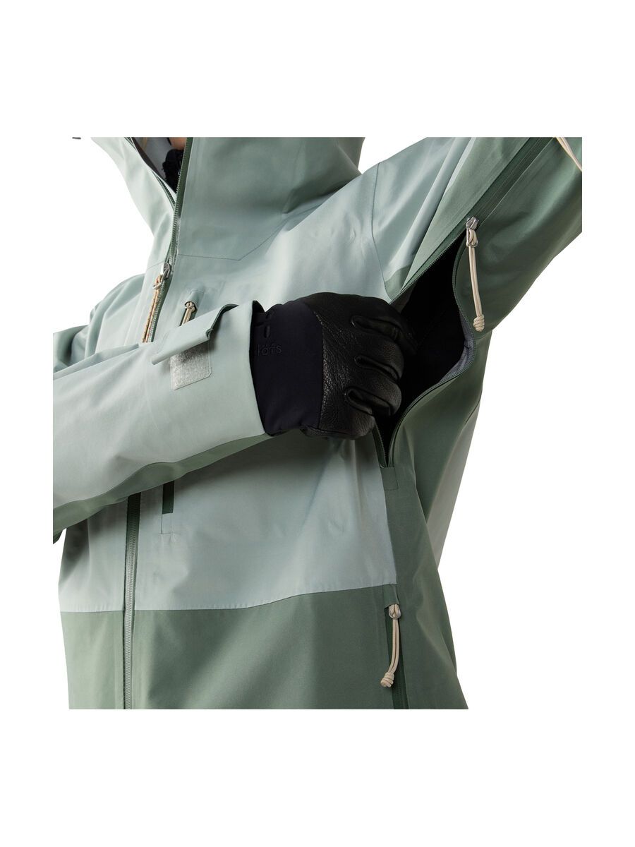Haglöfs Alper Proof Jacket Women, dew green/chlorophyll green - Bild 7