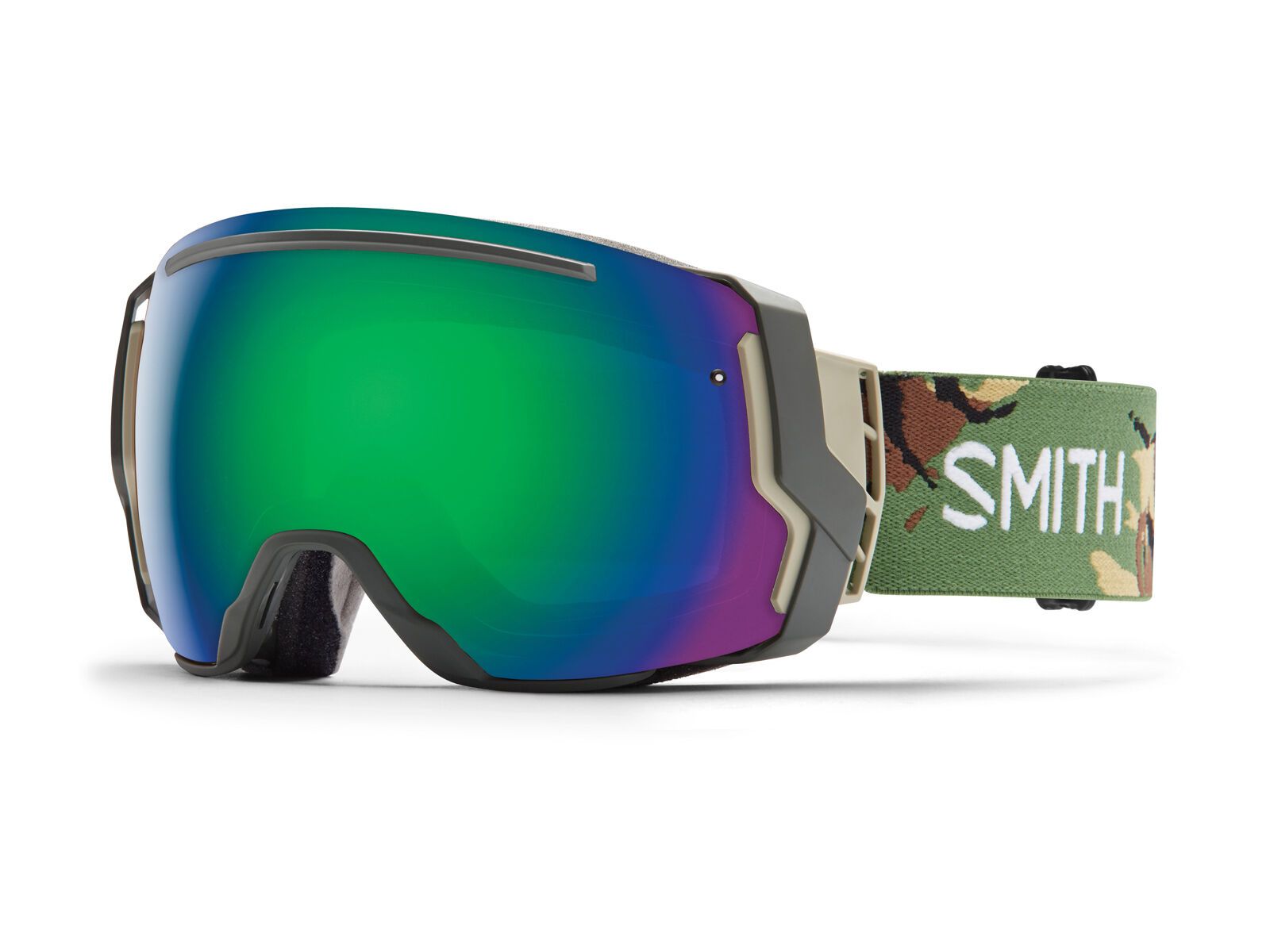 Smith I/O 7 + Spare Lens, disruption/green sol-x mirror - Bild 1