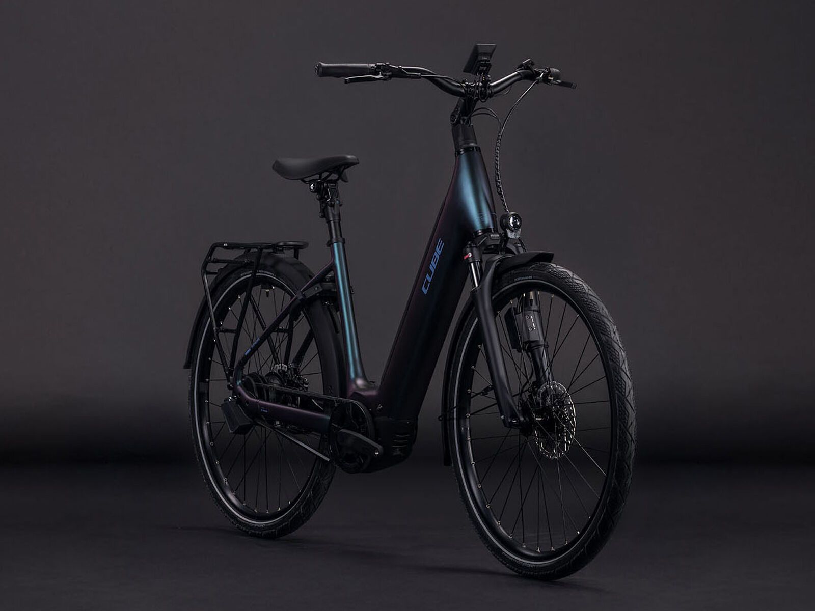 Cube Supreme Hybrid Deluxe SLX 600 Easy Entry, metalblue´n´reflex - Bild 2
