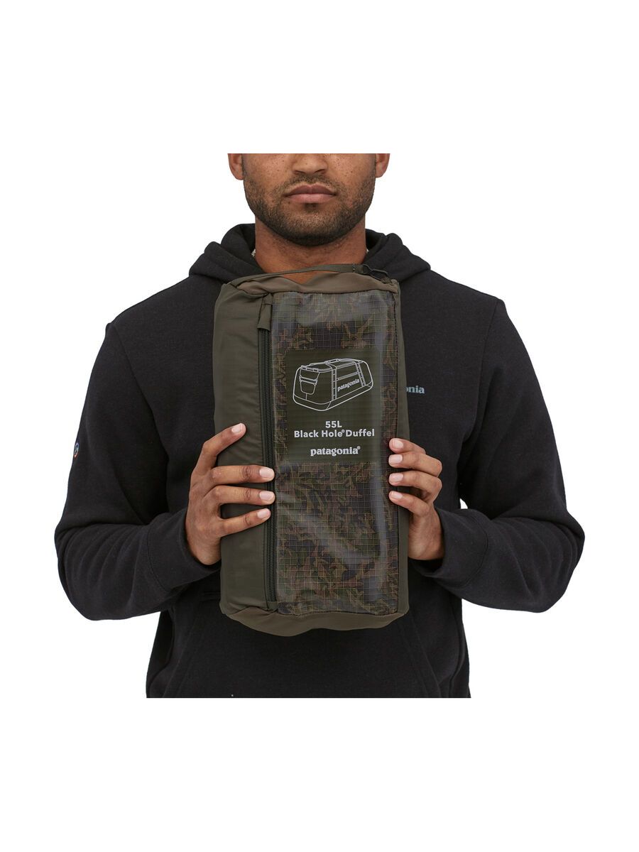 Patagonia Black Hole Duffel 55L, lichen: basin green - Bild 5