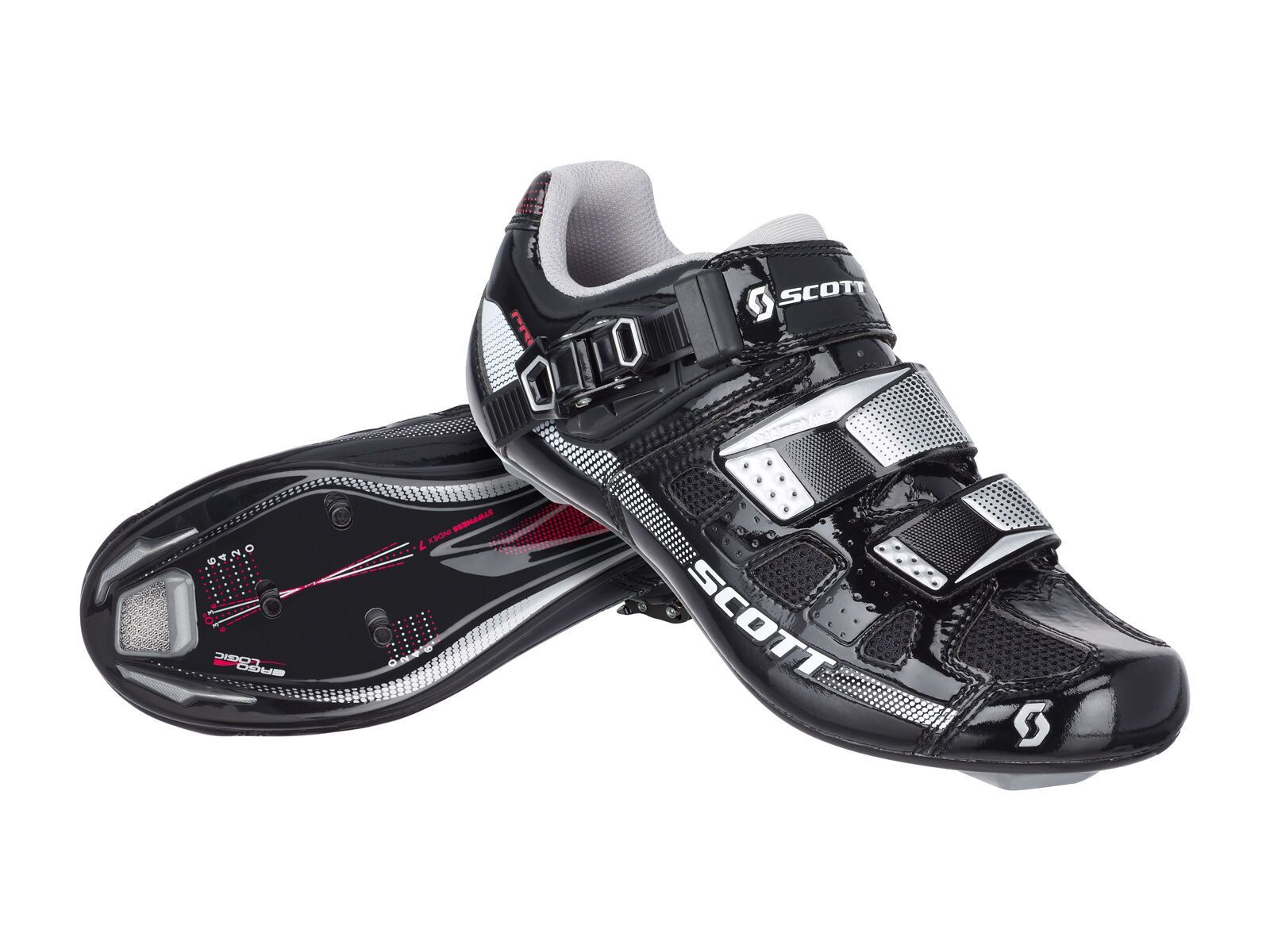 Scott Road Pro Lady, black/white gloss - Bild 1