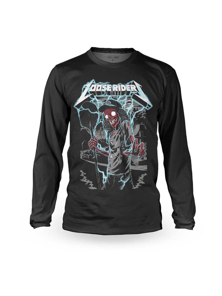 Loose Riders Cult of Shred Jersey LS Digger, black - Bild 1