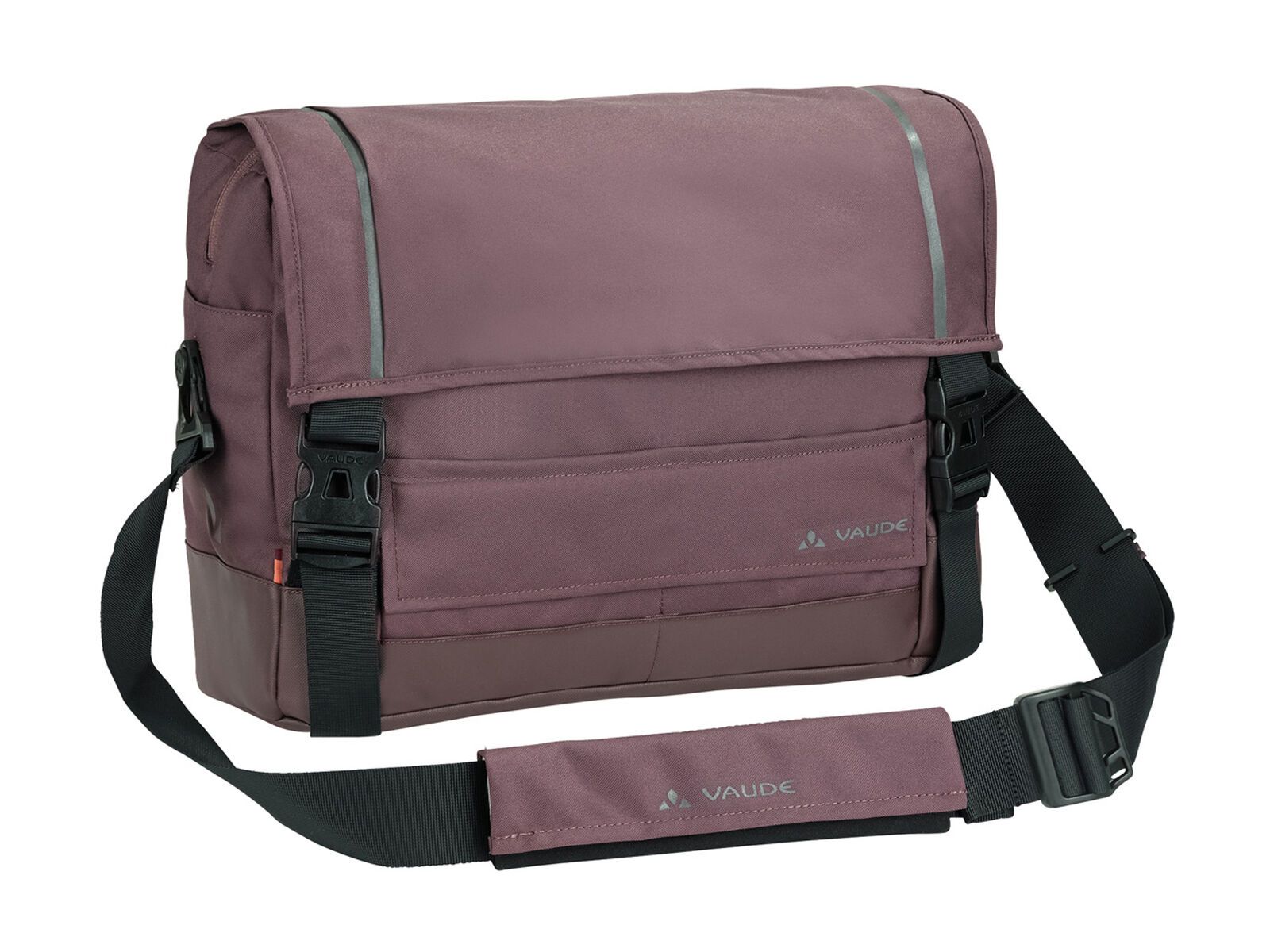 Vaude Cyclist Messenger L, dark plum BIKERBOARDER.DE