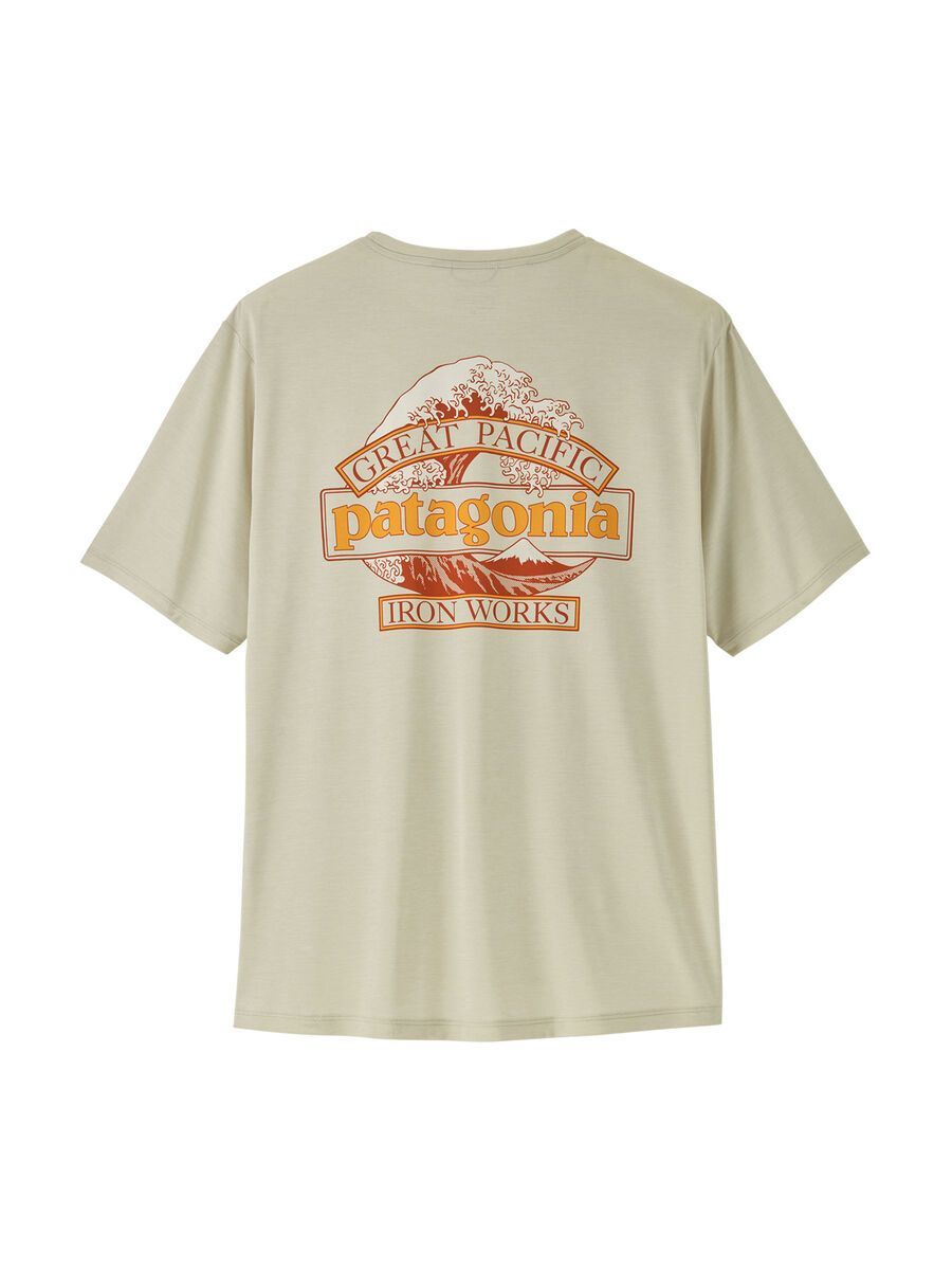 Patagonia Men's Cap Cool Daily Shirt - Great Waves, dyno white - Bild 2