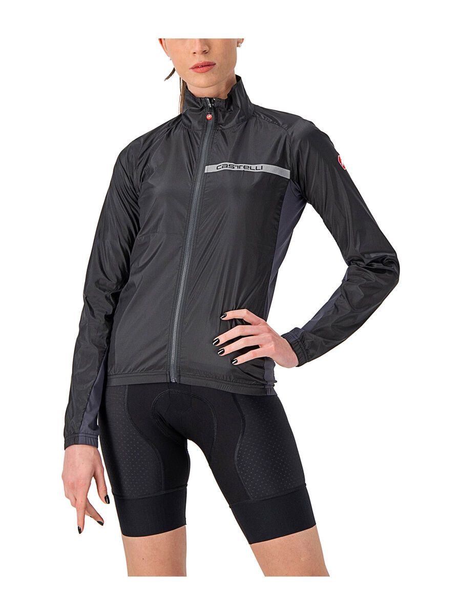 Castelli Squadra Stretch W Jacket, light black/dark gray - Bild 1