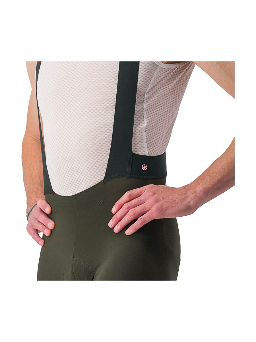 Castelli Premio Black Bibshort LTD Edition, deep green/electric lime - Bild 4