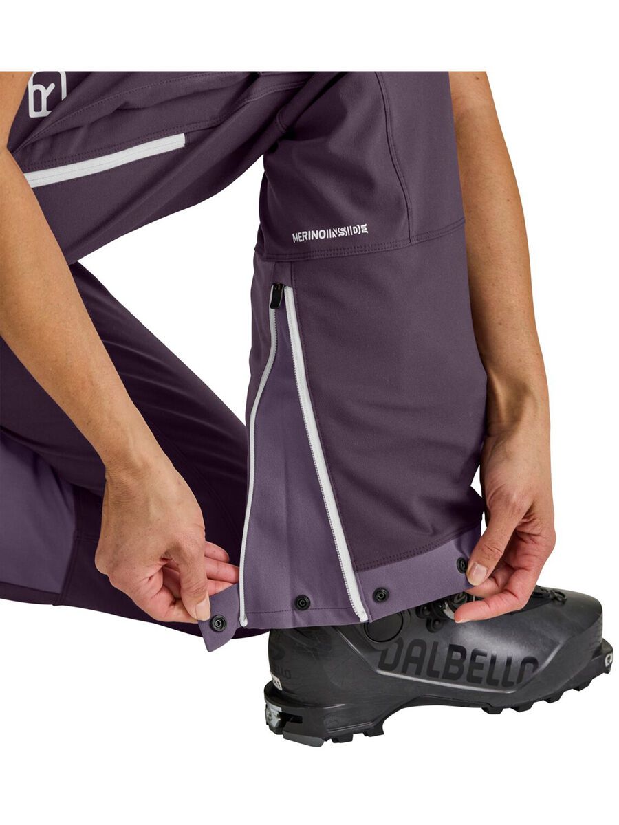 Ortovox Merino Naturetec Pizol Pants W, dark wild berry - Bild 5