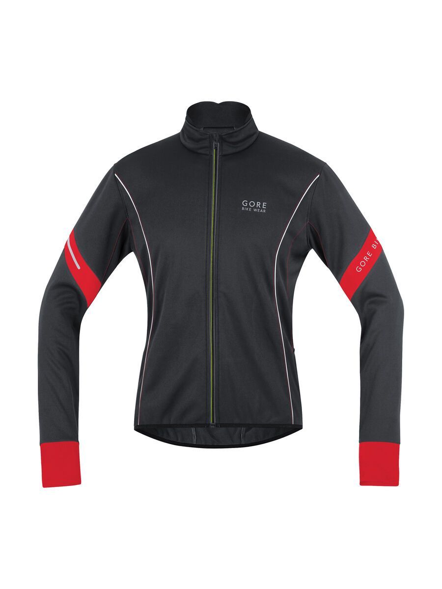 Gore Bike Wear Power 2.0 Windstopper SO Jacke, black red - Bild 1