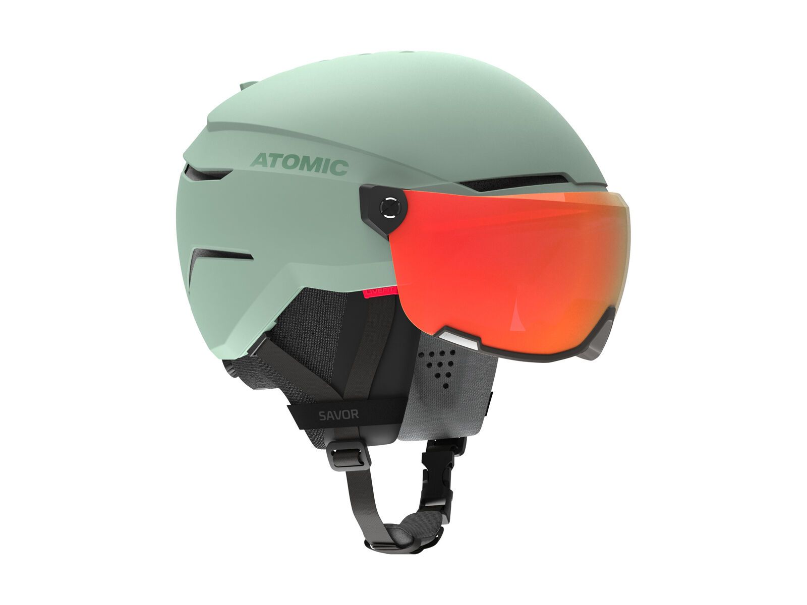 Atomic Savor Visor, Red Photo / pistachio - Bild 4