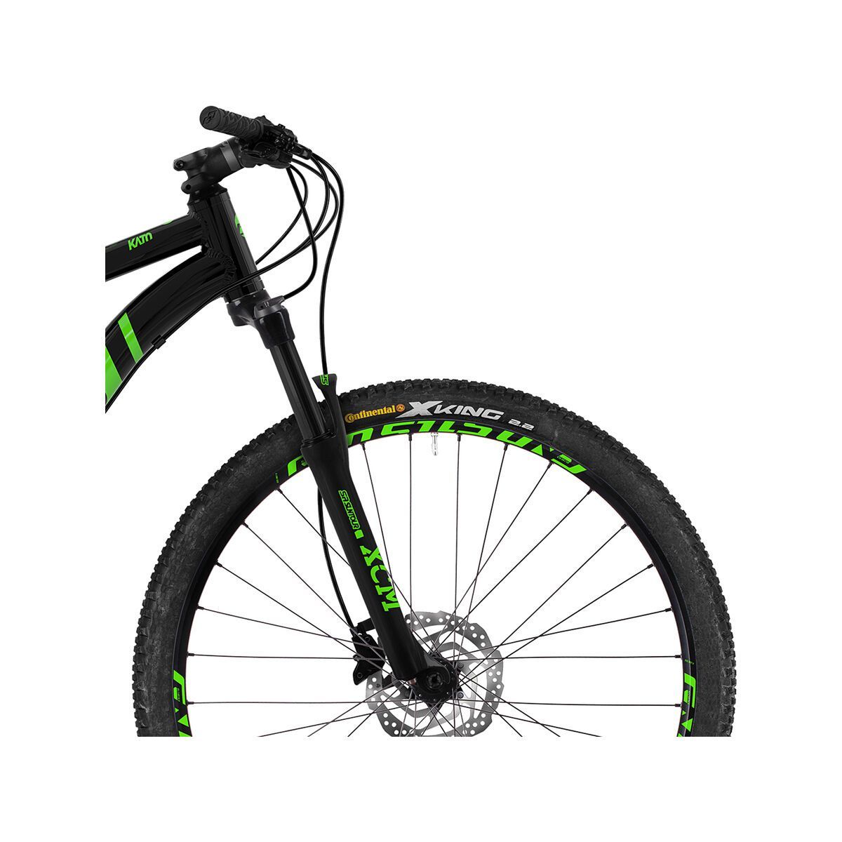 Ghost Kato 4.7 AL, night black/riot green - Bild 7