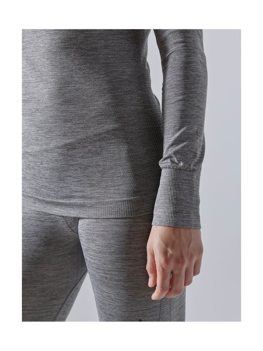 Craft Fuseknit Comfort RN LS W, dark grey melange - Bild 4