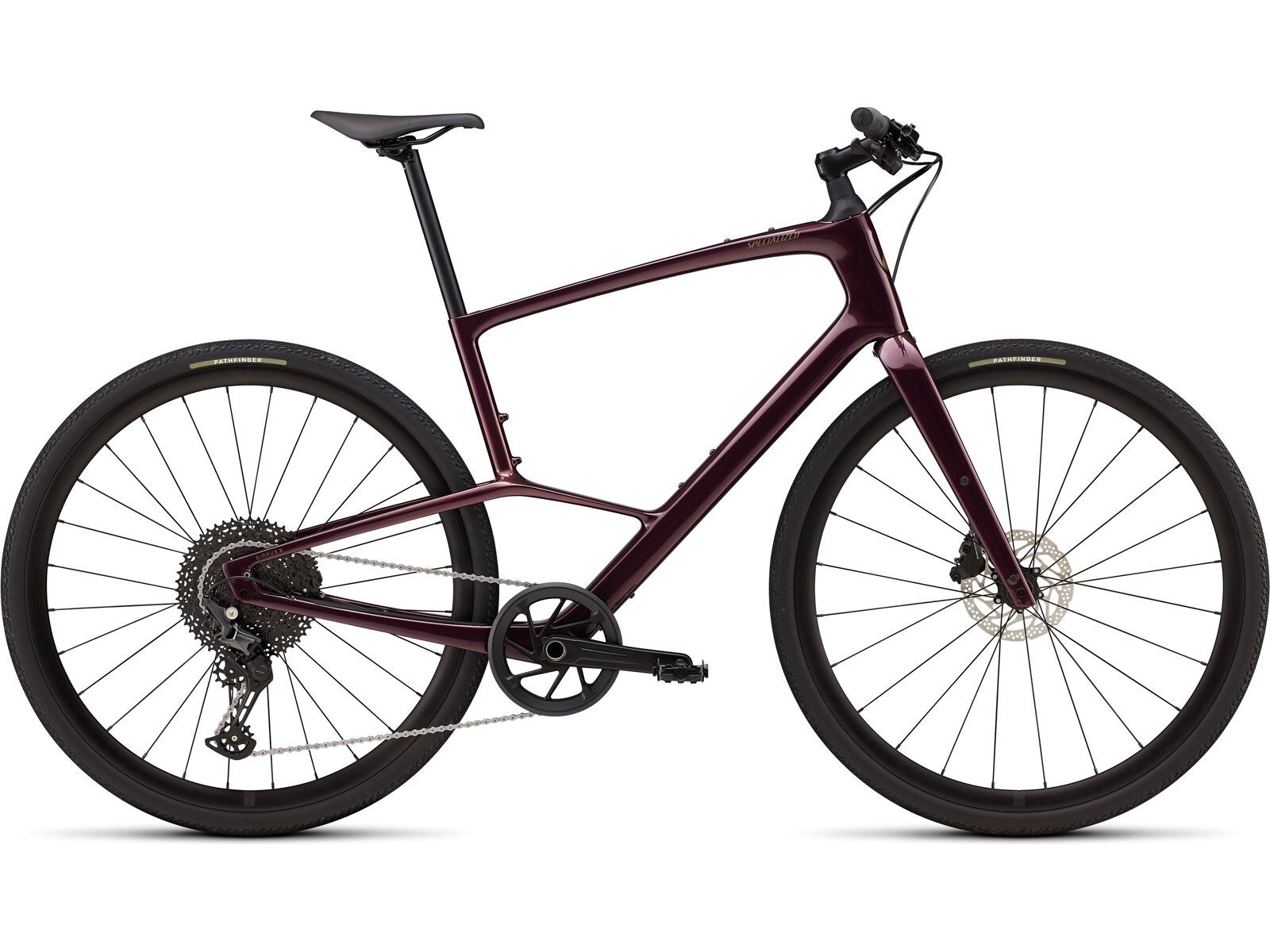 Specialized Sirrus X 5.0 Shimano Deore, bordeaux metallic/gold metallic frost refl. - Bild 1