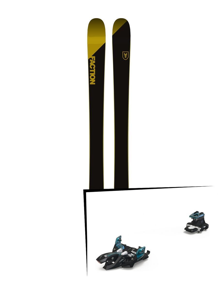 Set: Faction Candide 2.0 2018 + Marker Alpinist 9 black/turquoise - Bild 1