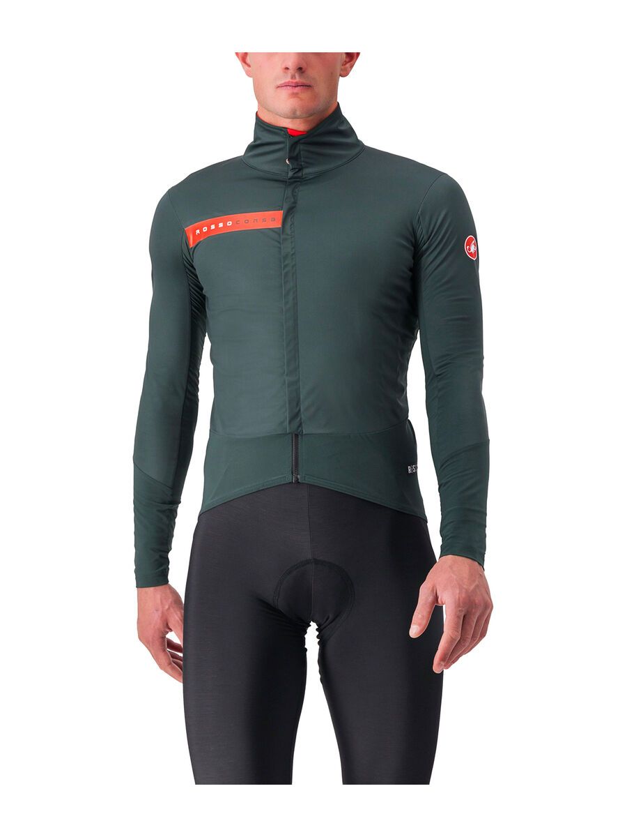 Castelli Beta RoS Jacket, rover green/red orange - Bild 1