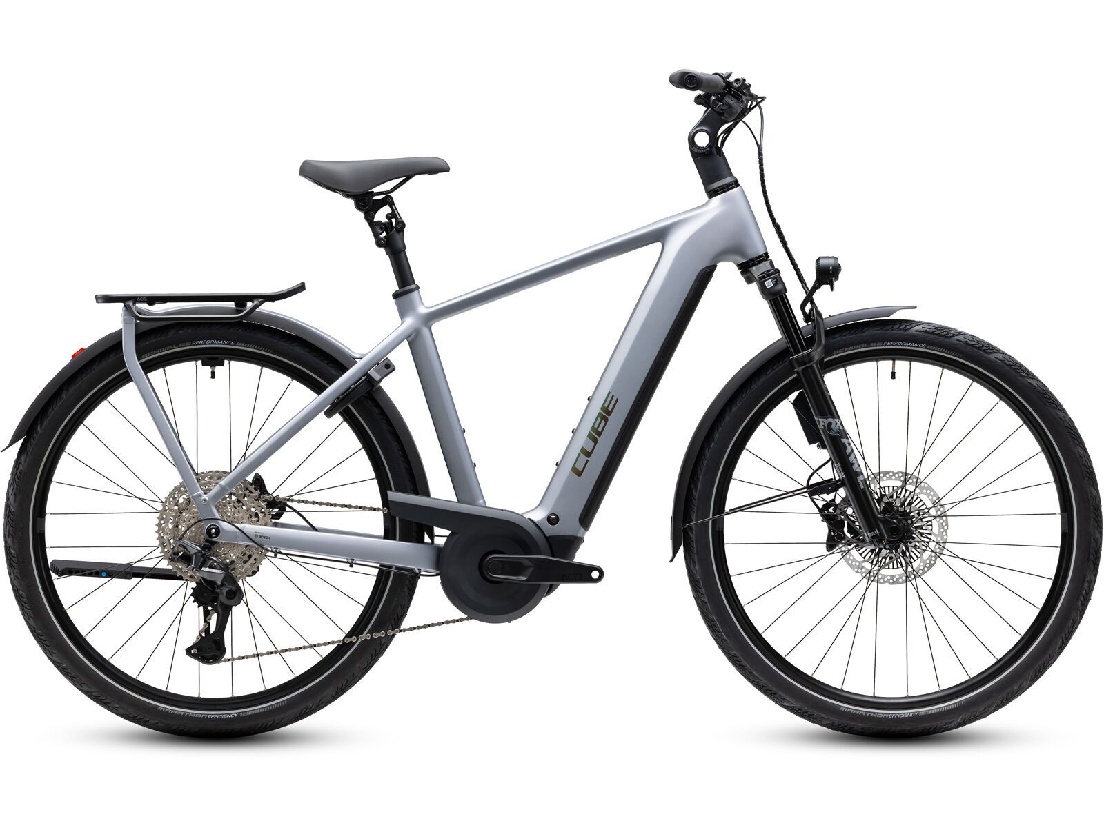 Cube Kathmandu Hybrid EXC 800, slategrey´n´chrome - Bild 1