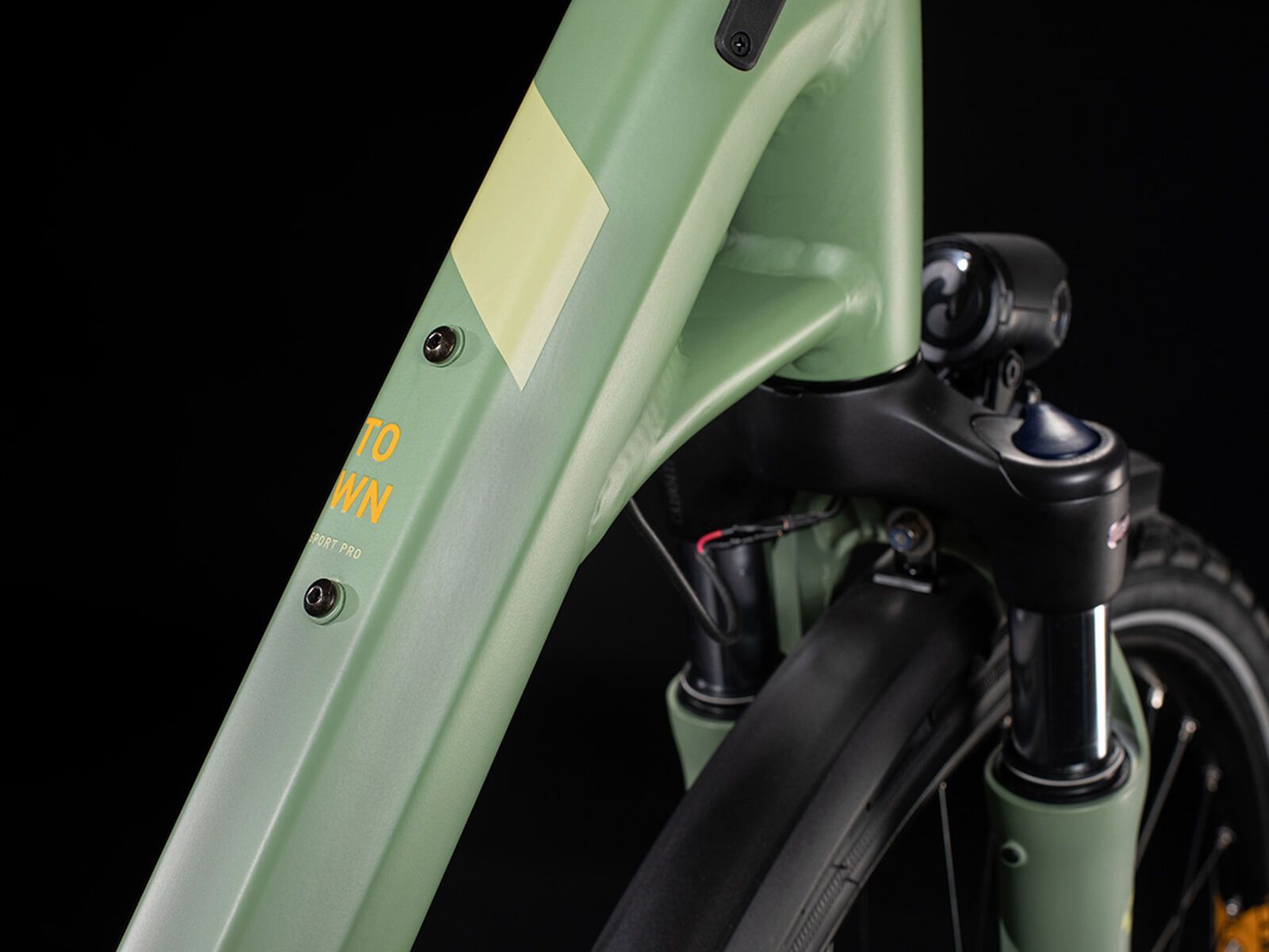 Cube Town Sport Hybrid Pro 500, green´n´orange - Bild 5