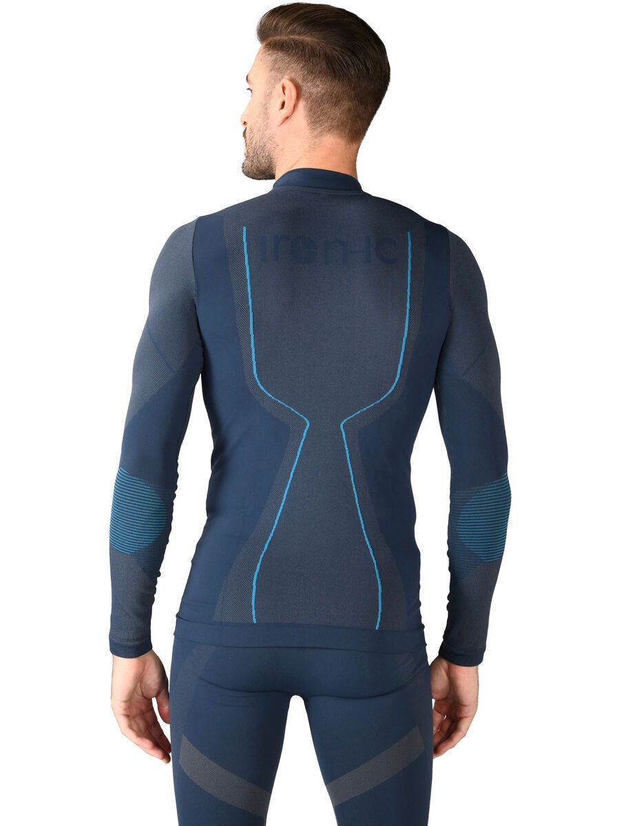 Iron-ic Long-Sleeve T-Shirt Performance 3DN - Man, blue - Bild 5