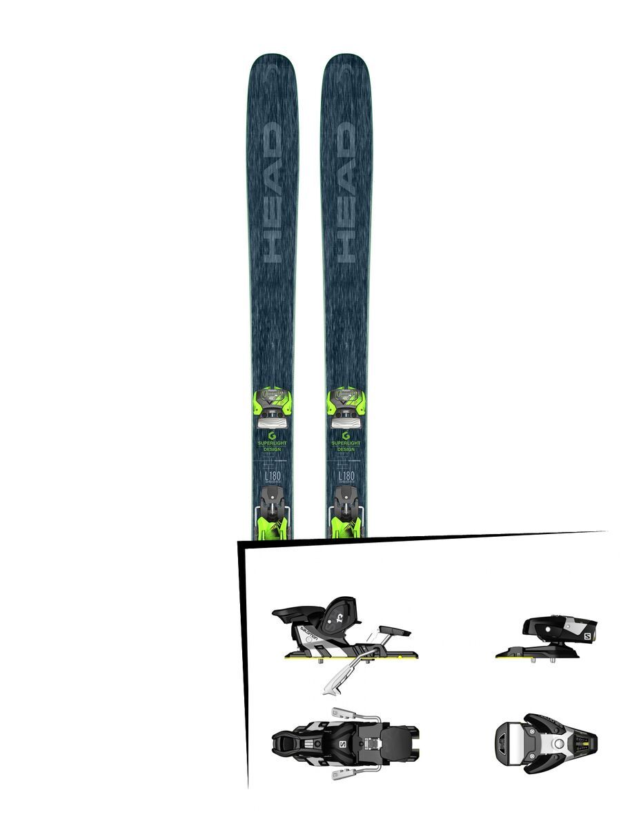Set: Head Kore 105 2018 + Salomon STH2 WTR 13 black/white - Bild 1