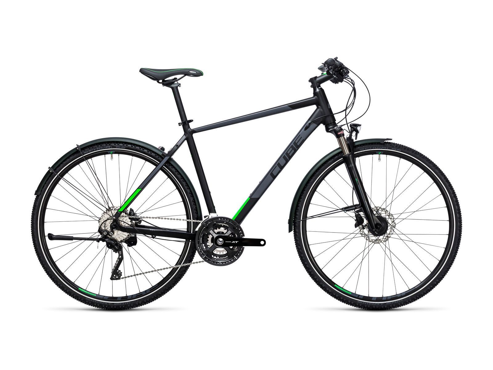 Cube Cross Allroad, black´n´flashgreen - Bild 1