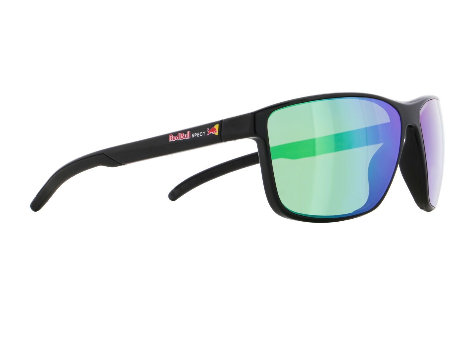 Red Bull Spect Eyewear Drift, Smoke-Purple Green Mirror / shiny black - Bild 1