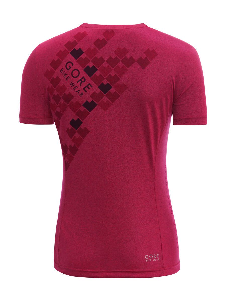 Gore Bike Wear E Lady Digi Heart Shirt, jazzy pink - Bild 2