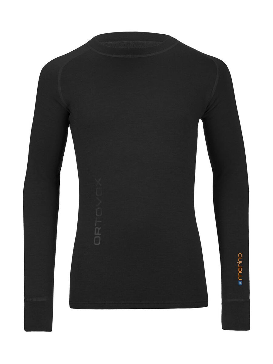 Ortovox Merino 240 Long Sleeve, black raven - Bild 1