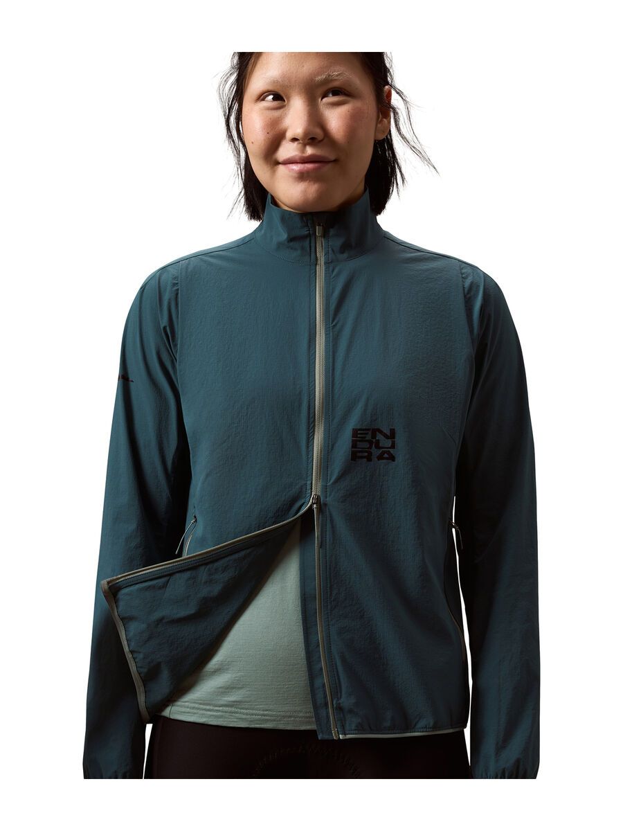 Endura Damen AllTrack Ride Verstaubare Jacke, teal - Bild 7
