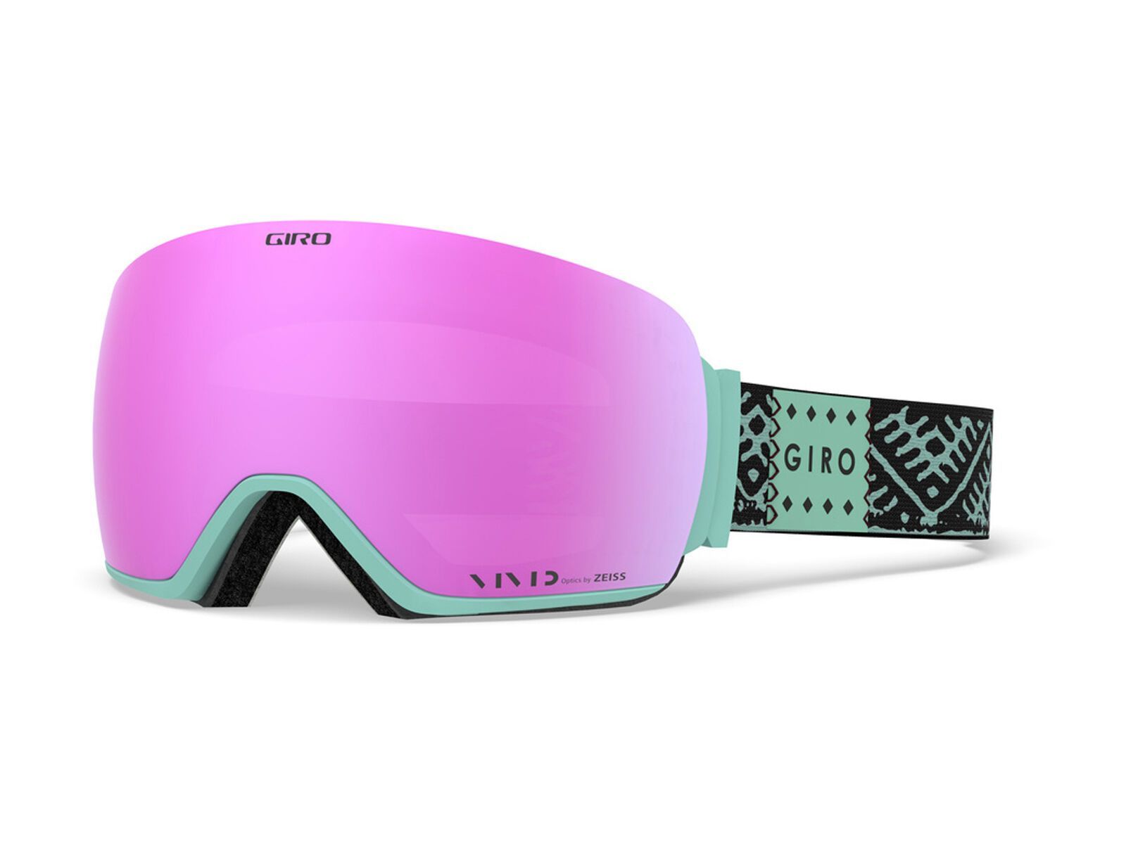 Giro Lusi inkl. WS, black frost casablanca/Lens: vivid pink - Bild 1