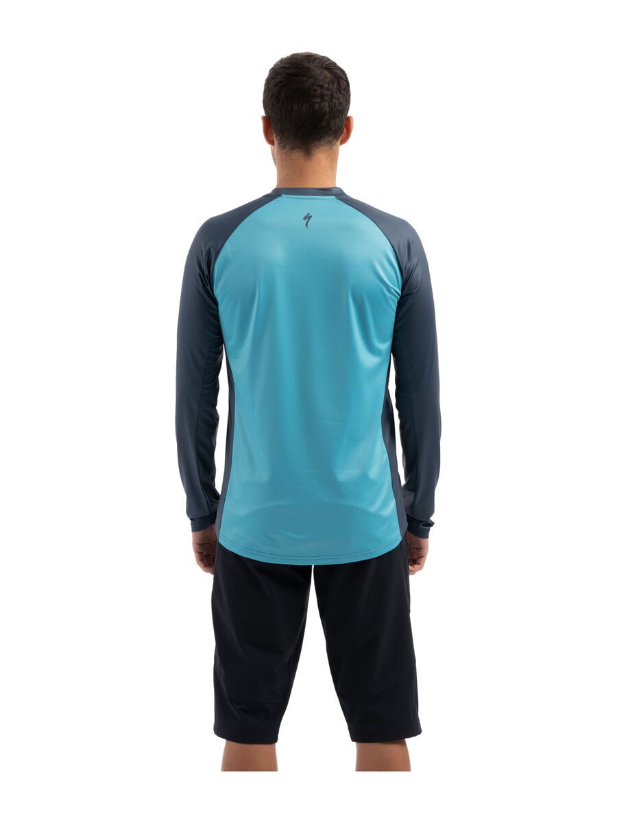 Specialized Demo Pro Longsleeve Jersey, aqua/cast blue block - Bild 6