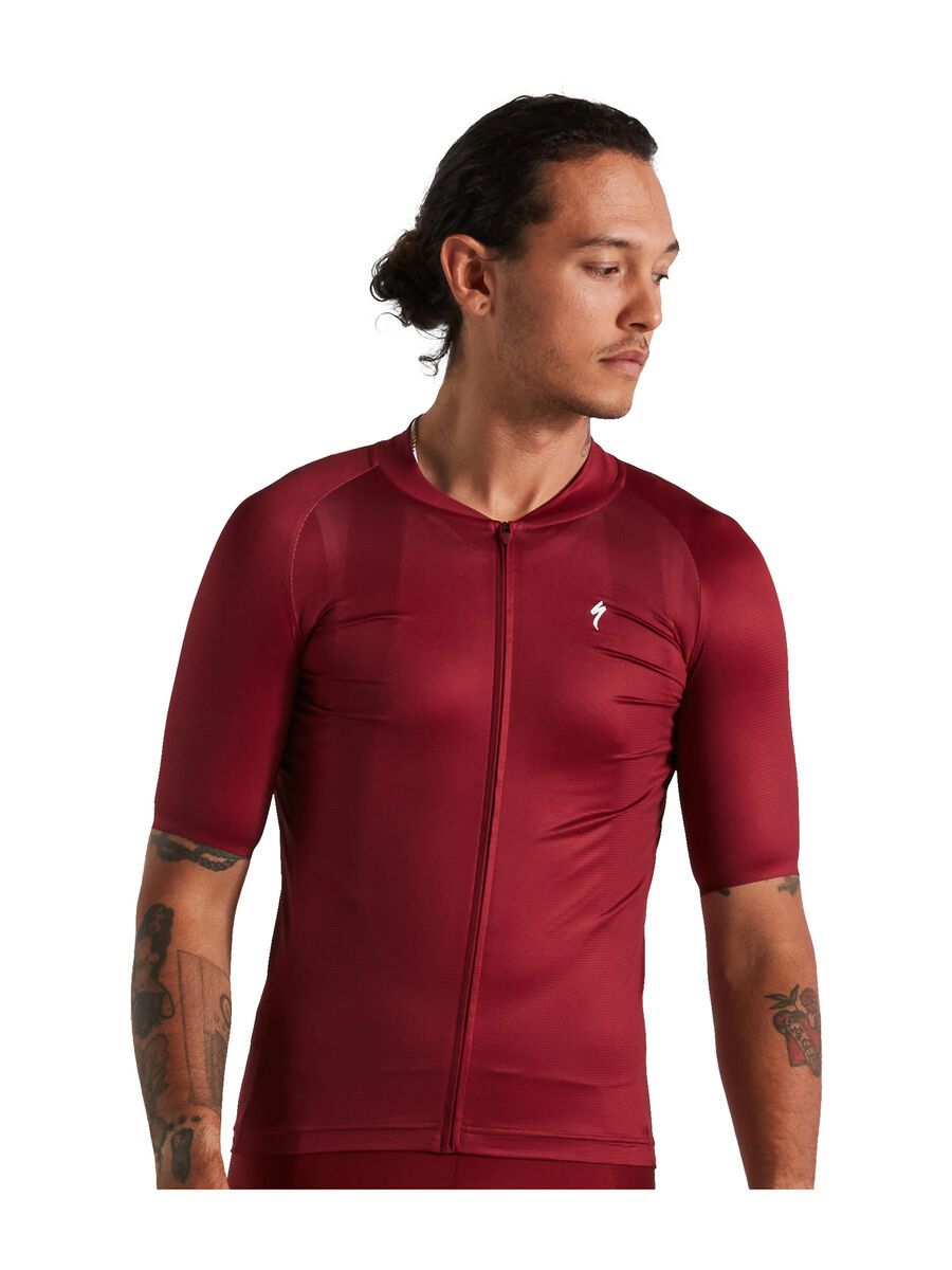 Specialized Men's SL Air Solid Short Sleeve Jersey, maroon - Bild 1