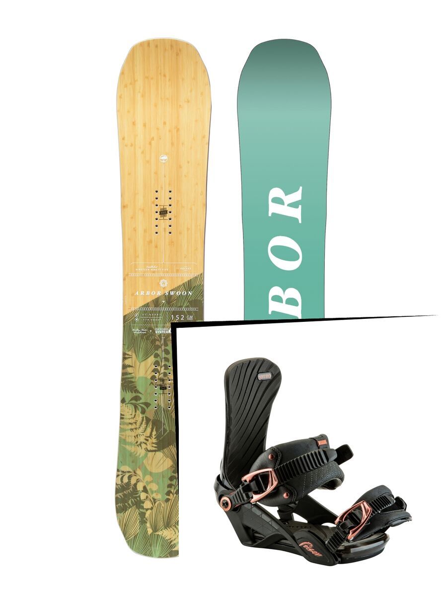 Set: Arbor Swoon Rocker 2017 + Nitro Poison (1691171S) - Bild 1