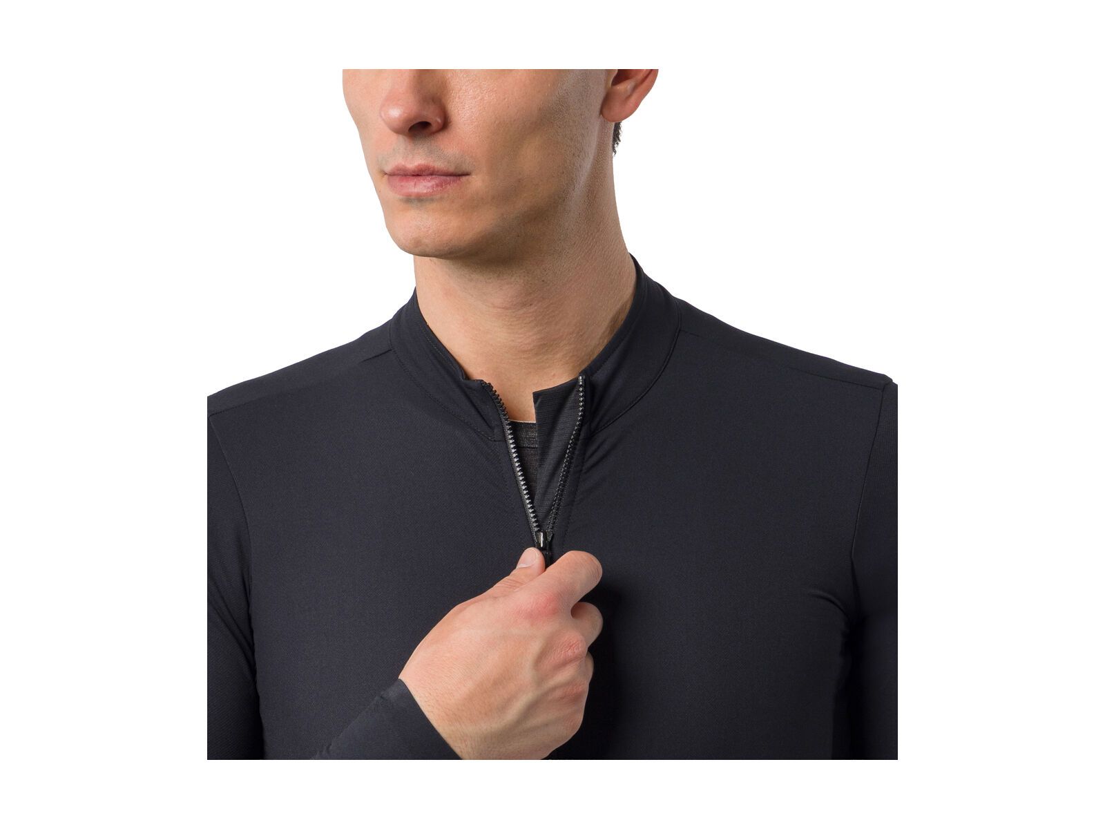 Castelli Thermowoven LS Jersey, black - Bild 5