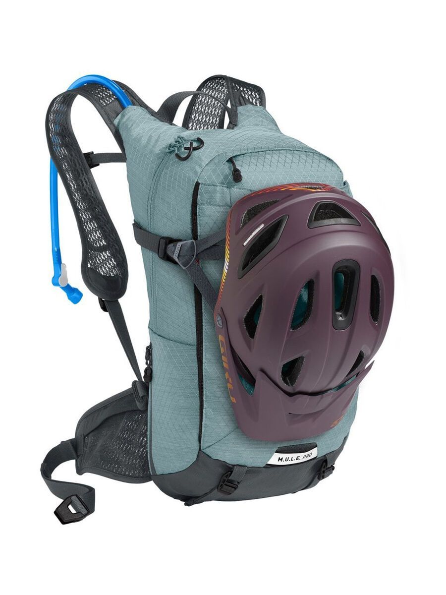 Camelbak Damen M.U.L.E. Pro Trinkrucksack 14 L + 3 L Reservoir, mineral blue/charcoal - Bild 8