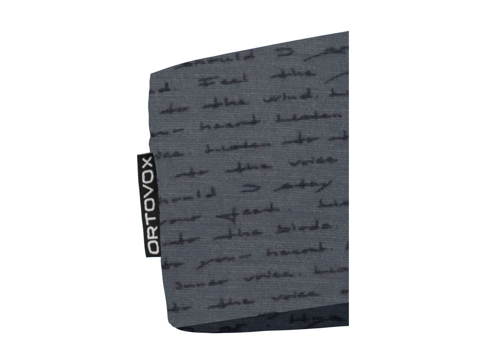 Ortovox 120 Tec Print Headband, black steel - Bild 2