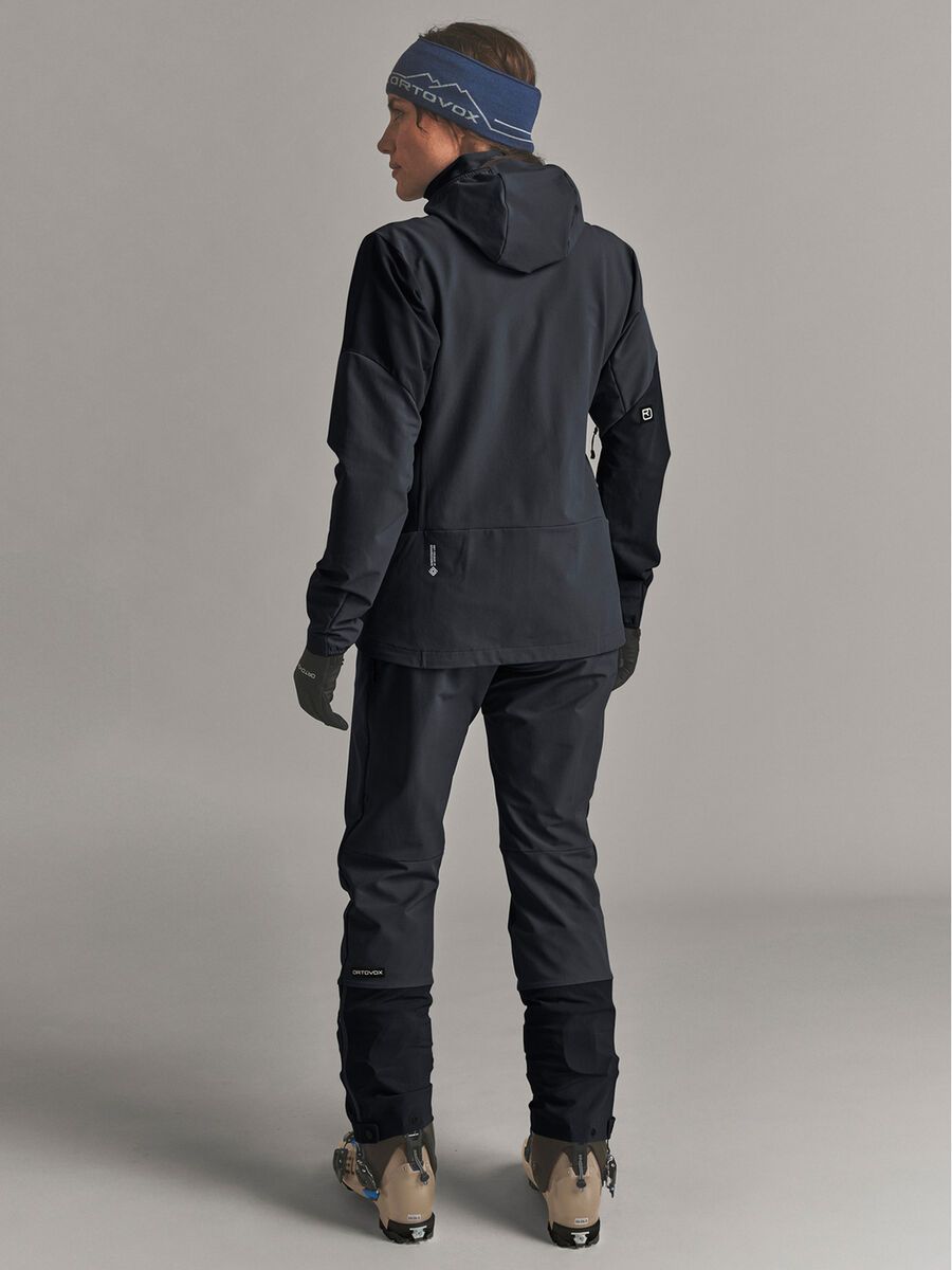 Ortovox Ortler Softshell Plus Pants W, black raven - Bild 4