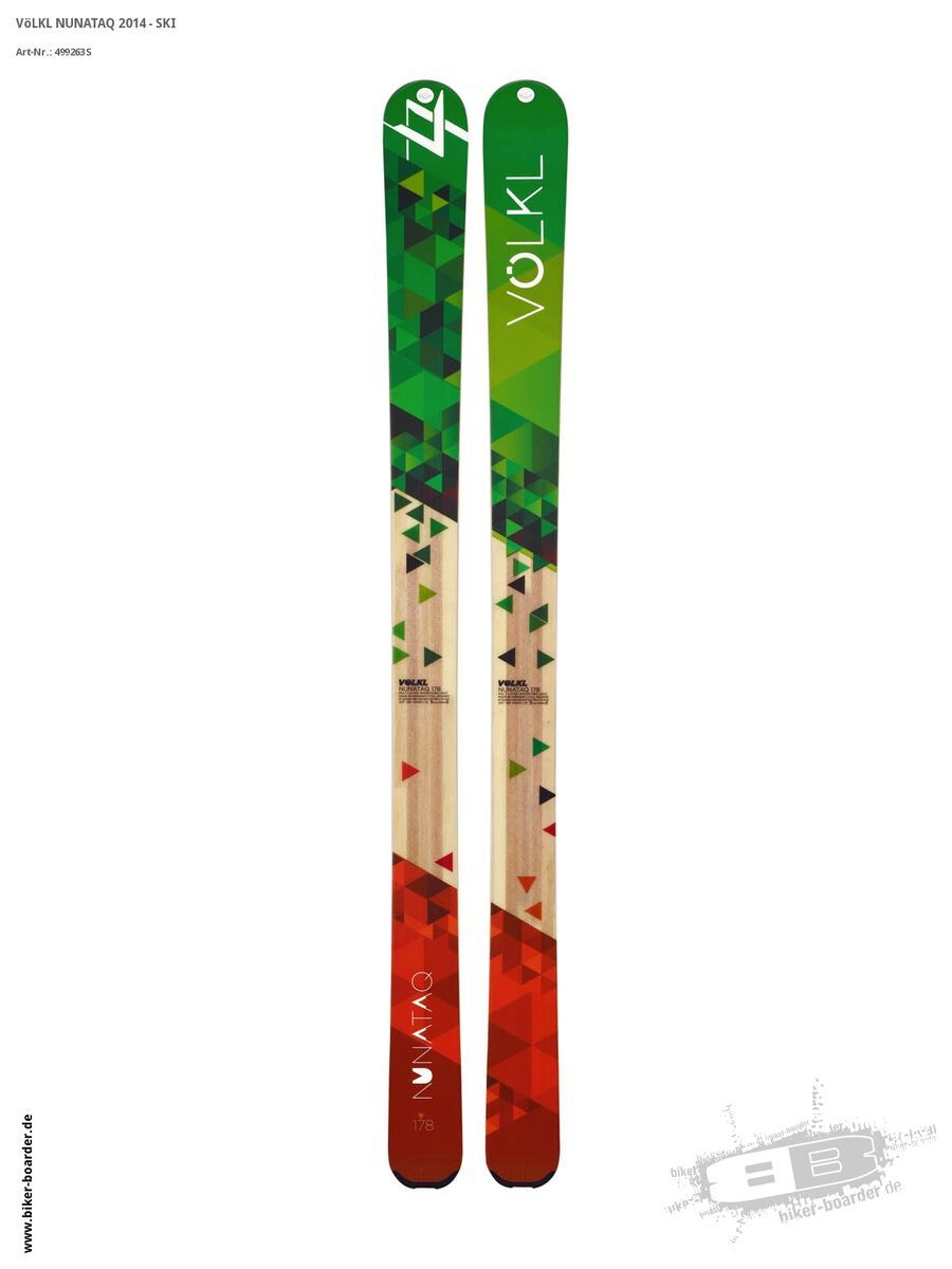 Völkl Set: Nunataq 2014 + Marker Squire 11 - Bild 2